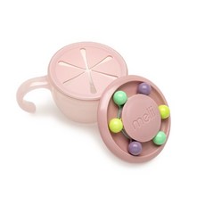 Melii 玩具零食杯 - 加拿大母嬰現貨 零食碗 杯子 學習餐具, 玫瑰粉, 1個