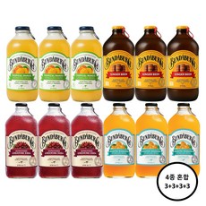 분다버그 망고3병+진저비어3병+버건디3병+만다린3병 375ml X 12병, 12개
