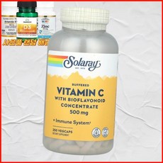 솔라레이바이오플라보노이드 중화 비타민 C 500mg 식물성 2 미국내수 솔라레이솔라레이, 솔라레이바이오플라보노이드 중화 비타민 C 500mg 식, 1개, 250정