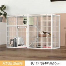 고양이철망 고양이 대형 케이지 펜스 도구 실내 사육장, 1개, B. 2인용 넉넉한 공간 재고 있음 빠른 배송