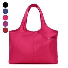 아이엔엠디 대용량 방수 기저귀 가방 토트 수납 숄더 백, 핑크