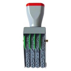 일반 2배 고무 숫자 스탬프 날짜 스탬퍼 4자리 휠 롤러 DIY 공예 카드 제작용, 일반 2배 고무 숫자 스탬프 날짜 스탬퍼 4자리 휠 롤