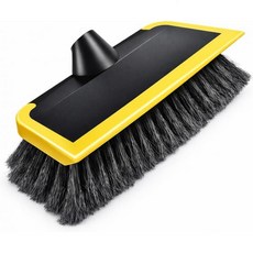 부드러운 브리슬 세척 브러시 헤드 키트 고무 범퍼 포함 – 흠집 없는 세척용 스크럽 차량 RV 보트 태양광 패널용 ¾ Acme 나사산 기둥에 적합 기둥 미포함