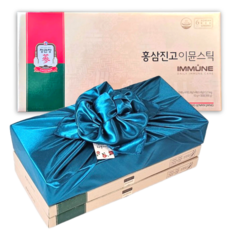 정관장 홍삼진고 이뮨스틱 예단 보자기 포장 정품 쇼핑백 선물세트, 600g, 1개