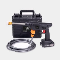 무선 고압세척기 휴대용 고압세차기 충전식 배터리, 2개