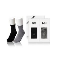 닥스 DAKS DAKS양말 숙녀 면 단목 무지 2족세트 DK24448 400425
