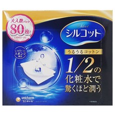 시루콧토 우루우루 스펀지 화장솜, 80매입, 1개