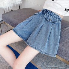 미니으니 여아 주니어 데님 치마 반바지 [SW012]