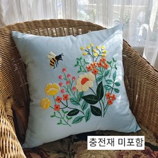 프랑스 자수 DIY 세트 자수쿠션커버, zhentao6, 1세트