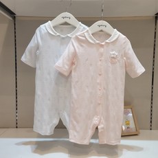 [아가방]강남점* 보들보들 찰랑찰랑 별 수플레 7부우주복/안심무형광