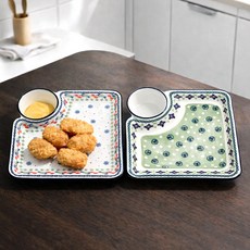 에브리 폴란드풍 나눔 디핑 만두 접시, 체리+멜론, 1개