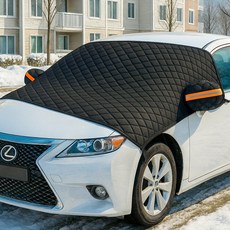 아트리빙스 자동차 성에방지 보온 앞유리덮개 커버, 전차종