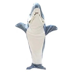 鯊魚睡衣 法蘭絨保暖居家服