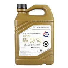 락켐 현대모비스 장수명 핑크색 부동액 원액 4L, 07100-00421, 1개