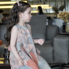 여아 순면 드레스 공주 드레스 여름 여아 드레스