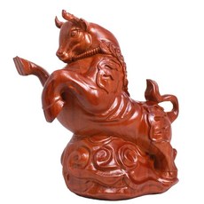 복숭아나무 소품 띠 소 원목 조각 소기충천 마스코트 초재 우드 오피스 거실 인테리어, 1개, E. 즐겨찾기에 추가하고 장바구니에 담아 우선 을 받으