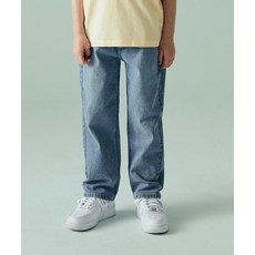 무신사 스탠다드 MUSINSA STANDARD KIDS 레귤러 핏 밴딩 데님 팬츠 [라이트 인디고] MKBNPXK28-LI 379707