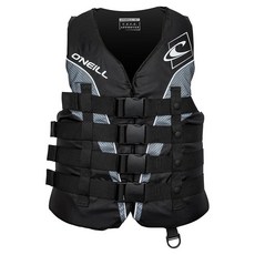 O'Neill 남성용 나일론 슈퍼라이트 USCG 구명 조끼 블랙/블랙/스모크:화이트 M 111149, 남성용 슈퍼라이트 USCG 구명 조끼, 태평양/스모크/블랙:화이트