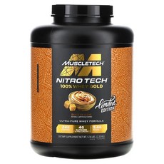 Muscletech Health Nitro-Tech 金牌乳清蛋白粉, 1個, 2.33kg