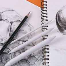 스케치 드로잉 종이 페이퍼 명암 수정 펜 지우개 3종, 단품