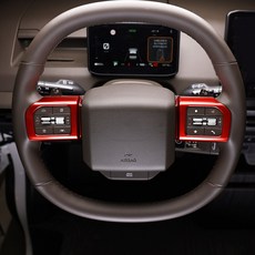 유투카 호환 PV5 자동차 용품 핸들 프레임 커버, 핸들프레임 2Pcs [유광레드], 기타