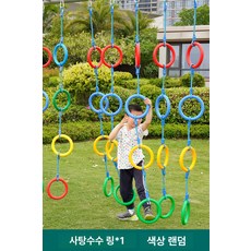 그네 행잉 테라스 스윙체어 캠핑장 흔들의자 야외용 대형, 1개, 2m 호리병 링 랜덤 1줄 버클 1개