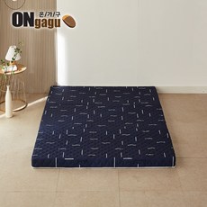 3단 접이식 매트리스 90mm 네이비 900 싱글 원룸 바닥 단단한 수면매트 자취 접는 침대 라텍스 매트릭스 토퍼