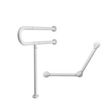 【海夫健康生活館】裕華 ABS抗菌系列 P型扶手 V型扶手 40X40cm(T-110B T-054B), 1個