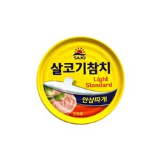 사조참치 살코기 안심따개, 135g, 4개