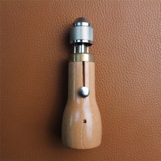 皮革手縫器 縫手工皮具 DIY 皮藝皮雕 縫線工具箱包 蠟線錐針套裝, 1個, A款手縫器套裝