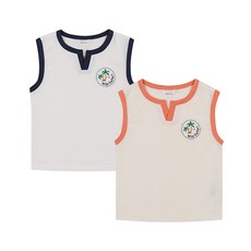 아가방 여름 하퍼배색나시티 NAVY ORANGE 01S351009
