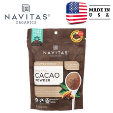Navitas Organics 유기농 카카오 분말 무가당