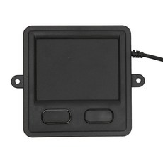 딜웨 유선 USB 터치패드 키보드 노트북 및 데스크톱용 버튼 2개가 있는 산업용 인체공학 컴퓨터 트랙패드 - 사무용 휴대용 다기능 마우스 패드