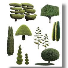 스마일플로우 감성 가득한 인테리어 방꾸 패브릭 포스터 가리개, 1개, 오브제 포레스트