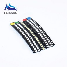 1000pcs 3528 1210 SMD LED 다이오드 3528 LED 빨강/녹색/파랑/황색/백색/따뜻한 백색 LED 다이오드 3.5*2.8 전자 부품 액세서리 소스, red