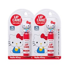 산리오 캐릭터즈 피규어 립케어, 2개, 4.5g, 헬로키티
