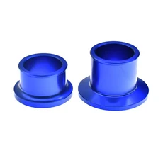 Multistrada 950 16to22 Multistrada950S 18to22 오토바이 CNC 전방 후방 휠 액슬 포크 크래시 슬라이더 보호대, Rear Blue