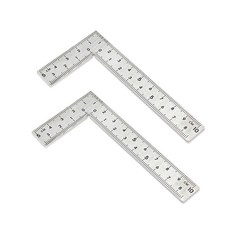 아이베란다 제도 직각자 스퀘어 눈금자 소형, 5x10cm, 2개