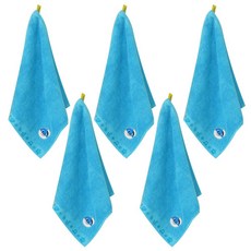 핑크퐁 아기상어 마린 핸드타월, 5개, 아빠상어 블루