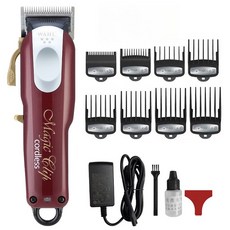 華爾理髮器wah專業五星級限量版無繩魔術夾8148金黑色-台南出貨, 1個, 8148 紅色