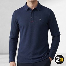 [1+1] 김영주골프 남성용 기능성 골프 티셔츠 스판 피케 셔츠 김영주1115