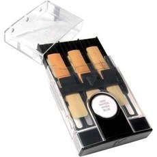 Vandoren HRC10 Hygro 케이스 6리드용 Bb Eb 클라리넷 소프라노 알토 색소폰용 블랙, Case, Regular