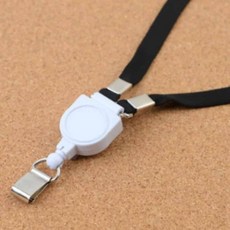 명찰 릴 목걸이 장착 홀더 양면형 리드줄 사무실 용품 986000ea (개), 본상품