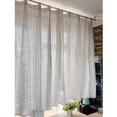 사계절 커튼 거실용 코튼 원단 창문 인테리어 가리개