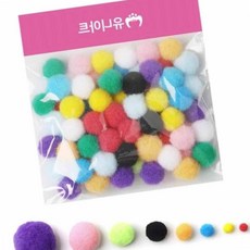 꾸미기 솜뭉치 25MM 혼합 소프트솜볼 솜인형장식 데코솜 미니솜 솜뭉치꾸미기세트 크리스마스솜장식 솜꾸미기재료 솜뭉치혼합세트 솜아트, 1개