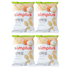 양파 시즈닝을 뿌린 양파칩, 4개, 140g