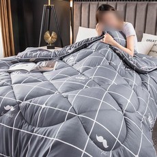낙타 이불 두꺼운 낙타털이불 간절기 대학생 싱글 털