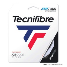 Tecnifibre TFG421 테니스 스트링 아이스 코드 ICE Code 12m 화이트 1.25