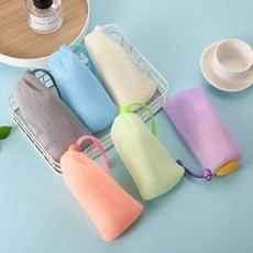 歐沛8層加厚起泡網裝香皂肥皂起泡網加厚網袋皂袋起泡網雙層加厚, 6層加厚1個備註顏色或隨機, 1個