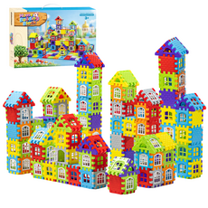 써니픽 빌딩 조립블럭 블럭놀이 어린이 장난감 블록 156pcs KC인증, 1개, Multicolor